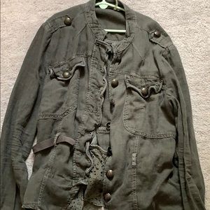 Free People bitter oil jacket